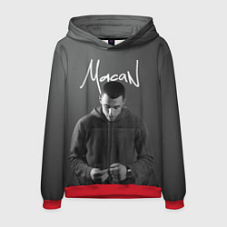 Толстовка-худи мужская Певец Макан, цвет: 3D-красный