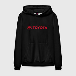 Мужская толстовка Toyota red logo auto