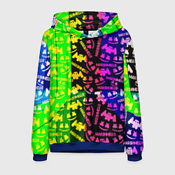 Мужская толстовка Marshmello pattern neon steel