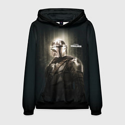 Толстовка-худи мужская Din Djarin - The Mandalorian, цвет: 3D-черный