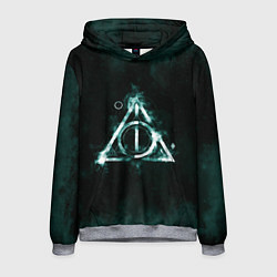 Толстовка-худи мужская Дары смерти, цвет: 3D-меланж