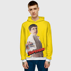 Толстовка-худи мужская Фогель суперперцы, цвет: 3D-белый — фото 2