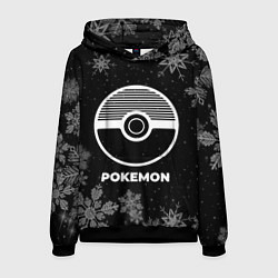 Толстовка-худи мужская Снежный Pokemon, цвет: 3D-черный
