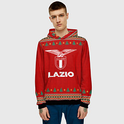 Толстовка-худи мужская Lazio new year, цвет: 3D-черный — фото 2