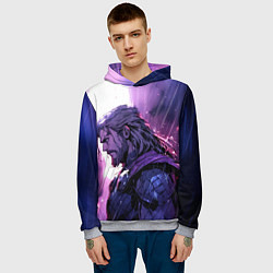 Толстовка-худи мужская Thor - Neon rain, цвет: 3D-меланж — фото 2