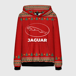 Толстовка-худи мужская Jaguar new year, цвет: 3D-черный