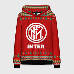 Толстовка-худи мужская Inter new year, цвет: 3D-черный