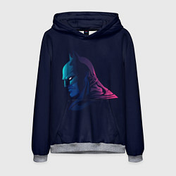 Толстовка-худи мужская Batman gradient, цвет: 3D-меланж