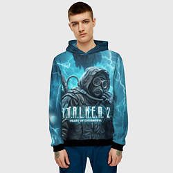 Толстовка-худи мужская S t a l k e r 2 heart of Chornobyl, цвет: 3D-черный — фото 2