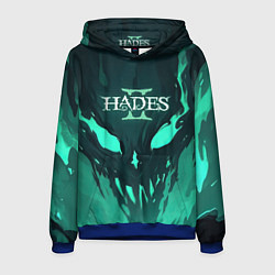 Толстовка-худи мужская По мотивам игры Hades 2, цвет: 3D-синий