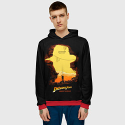 Толстовка-худи мужская Indiana Jones and the Great Circle, цвет: 3D-красный — фото 2