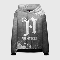 Толстовка-худи мужская Architects - grey gradient, цвет: 3D-черный