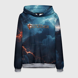 Толстовка-худи мужская Stronghold сrusader крестоносец бури, цвет: 3D-меланж