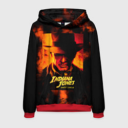 Толстовка-худи мужская Indiana Jones and the Great Circle, цвет: 3D-красный