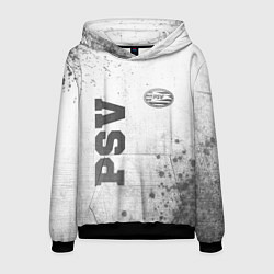 Толстовка-худи мужская PSV - white gradient вертикально, цвет: 3D-черный