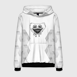 Толстовка-худи мужская Poppy Playtime white poly, цвет: 3D-черный