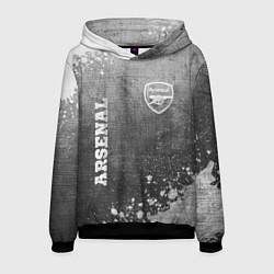 Мужская толстовка Arsenal - grey gradient вертикально