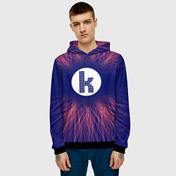 Толстовка-худи мужская The Killers red energy, цвет: 3D-черный — фото 2