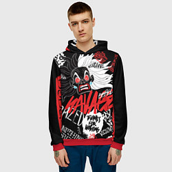 Толстовка-худи мужская Круэлла - big pictures, цвет: 3D-красный — фото 2