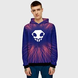 Толстовка-худи мужская Bleach red energy, цвет: 3D-черный — фото 2