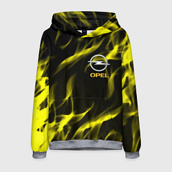 Толстовка-худи мужская Opel огненный стиль, цвет: 3D-меланж
