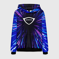 Толстовка-худи мужская Genesis neon energy, цвет: 3D-черный