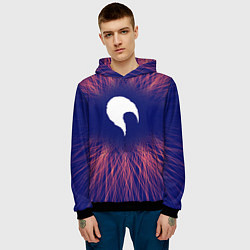 Толстовка-худи мужская Date A Live red energy, цвет: 3D-черный — фото 2