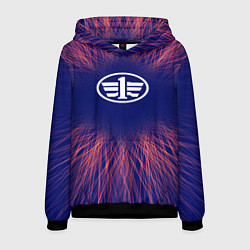 Толстовка-худи мужская FAW red energy, цвет: 3D-черный