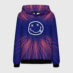 Толстовка-худи мужская Nirvana red energy, цвет: 3D-черный