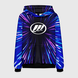 Толстовка-худи мужская Lifan neon energy, цвет: 3D-черный