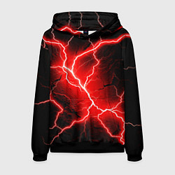 Толстовка-худи мужская Lightning, цвет: 3D-черный