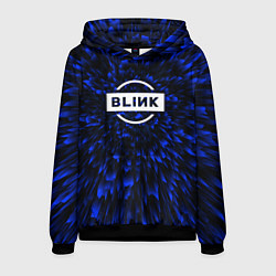 Толстовка-худи мужская Blackpink blue energy, цвет: 3D-черный