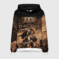 Толстовка-худи мужская Doom the dark ages, цвет: 3D-белый