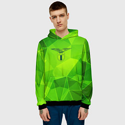 Толстовка-худи мужская Lazio green poly, цвет: 3D-черный — фото 2