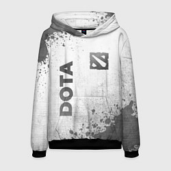 Толстовка-худи мужская Dota - white gradient вертикально, цвет: 3D-черный