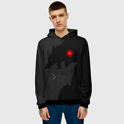 Толстовка-худи мужская Хати и Сколь, цвет: 3D-черный — фото 2