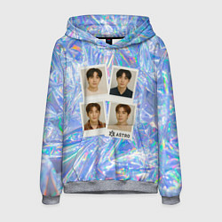 Толстовка-худи мужская Astro четыре фото, цвет: 3D-меланж