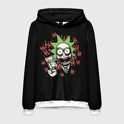 Толстовка-худи мужская Джокер Рик, цвет: 3D-белый