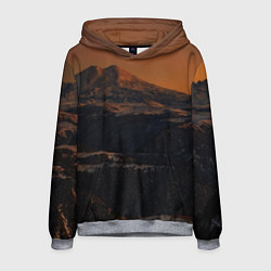 Толстовка-худи мужская Эльбрус, цвет: 3D-меланж