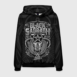 Толстовка-худи мужская Black Sabbath - goat skull, цвет: 3D-черный