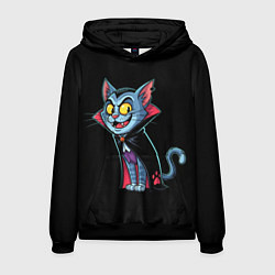 Толстовка-худи мужская Котодракула, цвет: 3D-черный