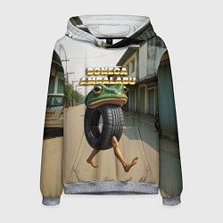 Толстовка-худи мужская Boneca Ambalabu мем, цвет: 3D-меланж