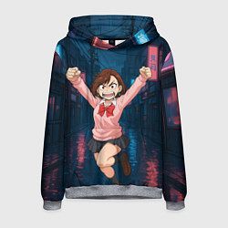 Толстовка-худи мужская Сиратори Айра в ярости, цвет: 3D-меланж