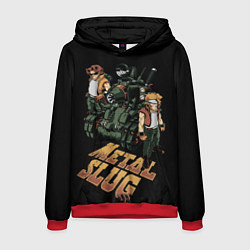 Толстовка-худи мужская Metal slug - tank, цвет: 3D-красный