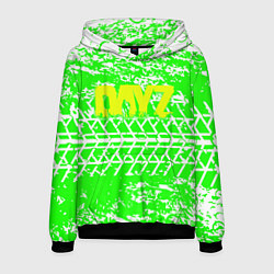 Толстовка-худи мужская Dayz кислотные шипы, цвет: 3D-черный
