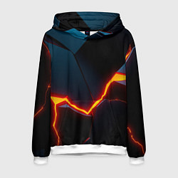 Толстовка-худи мужская Breaking block, цвет: 3D-белый