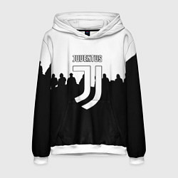 Толстовка-худи мужская Ювентус команды, цвет: 3D-белый