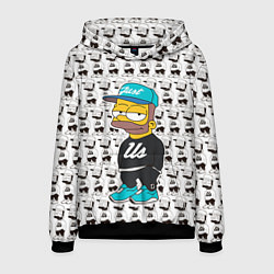Толстовка-худи мужская Bart Just Us, цвет: 3D-черный