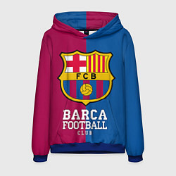 Толстовка-худи мужская Barca Football, цвет: 3D-синий