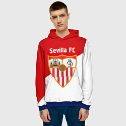 Толстовка-худи мужская Sevilla FC, цвет: 3D-синий — фото 2